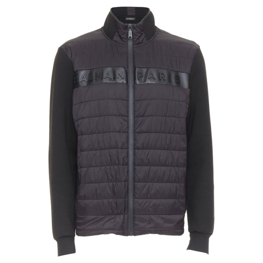Balmain Quilted Puffer Neoprene Jacket